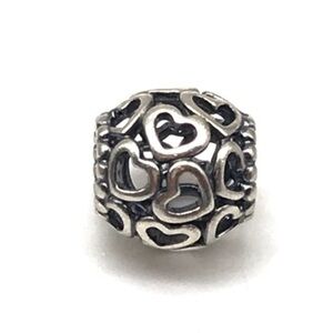 Pandora Openwork Heart Bead Charm